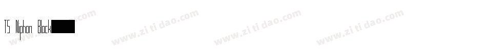 TS Niphon Black字体转换